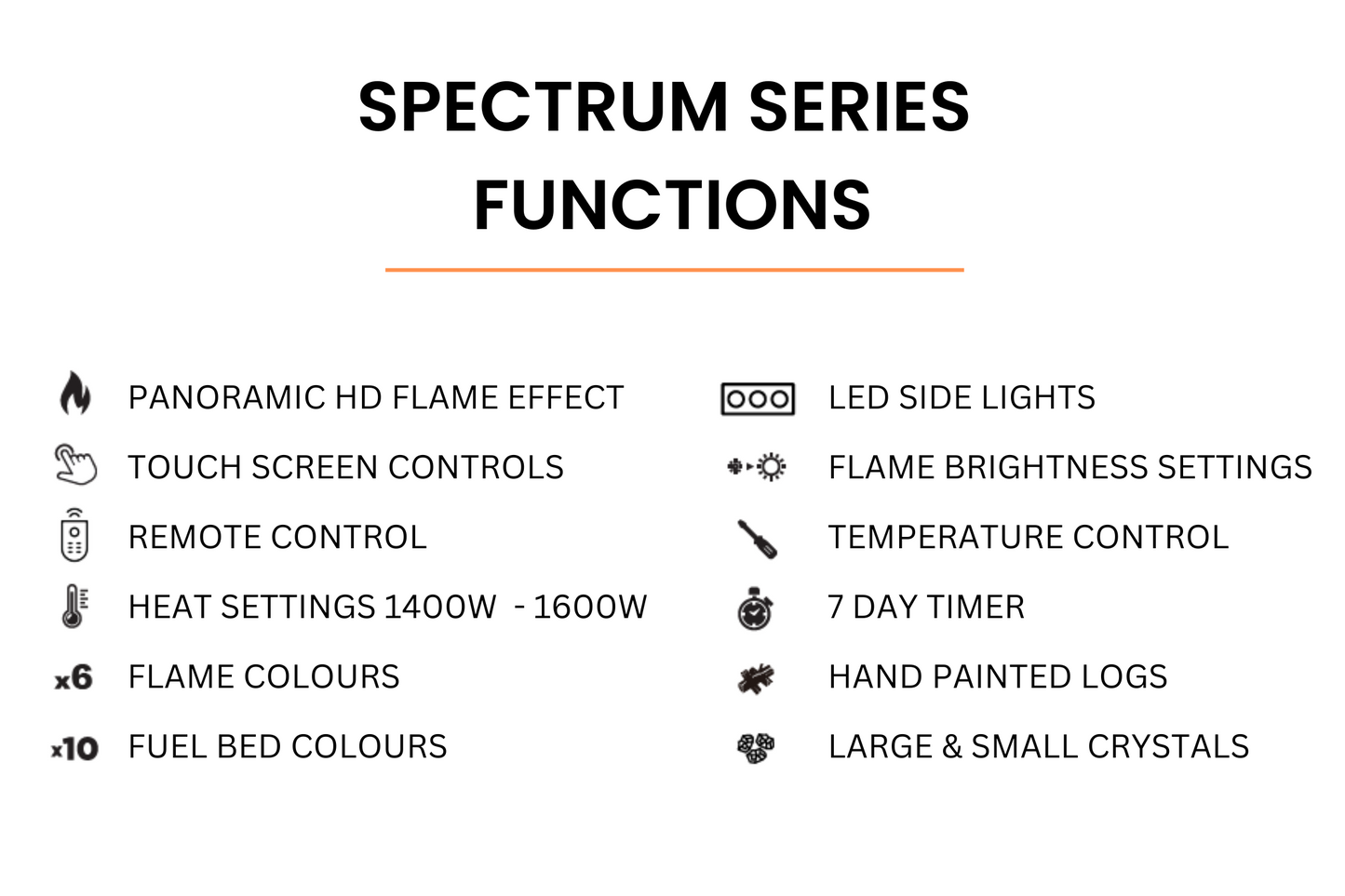Evolution Fires Spectrum Series 82 Media Wall Electric Fire