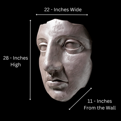 Sculptural Face Wall Art – Pearl