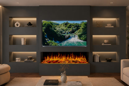 Evolution Fires Advance Series 1500 Media Wall Electric Fire