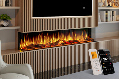 Evolution Fires Advance Series 1800 Media Wall Electric Fire