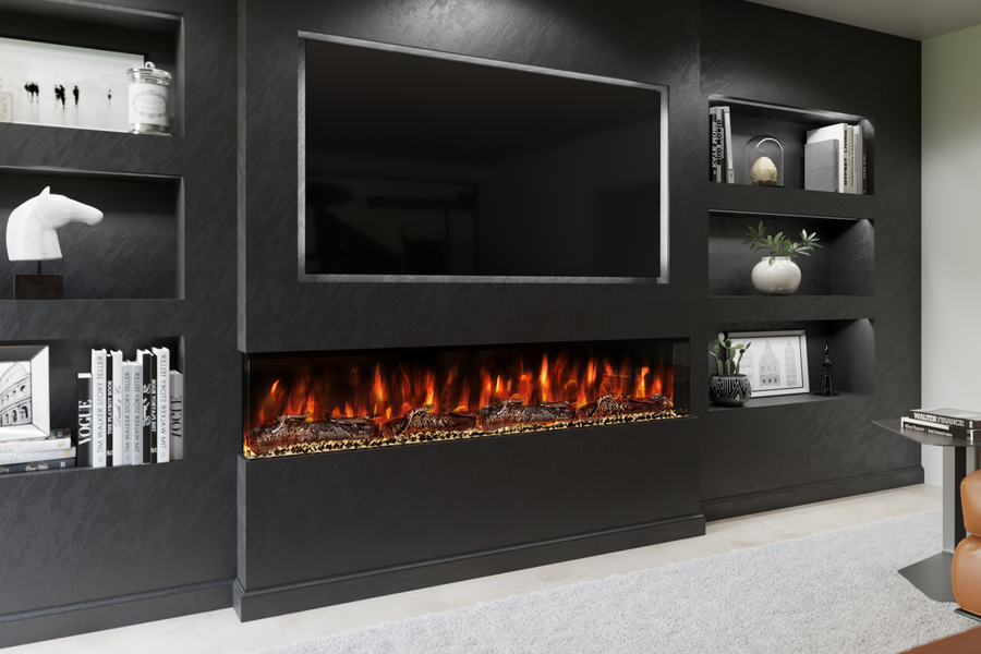 Evolution Fires Spectrum Series 72 Media Wall Electric Fire