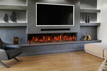 Evolution Fires Spectrum Series 82 Media Wall Electric Fire