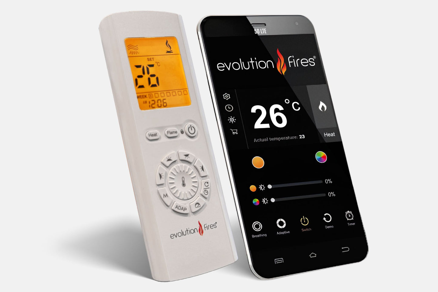 Evolution Fires Advance Series 1500 Media Wall Electric Fire