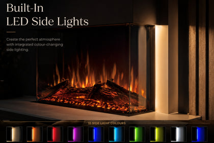 Evolution Fires Spectrum Series 82 Media Wall Electric Fire