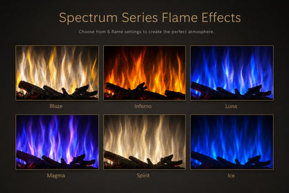 Evolution Fires Spectrum Series 82 Media Wall Electric Fire