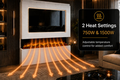 Evolution Fires Spectrum Series 82 Media Wall Electric Fire