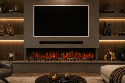 Evolution Fires Spectrum Series 82 Media Wall Electric Fire