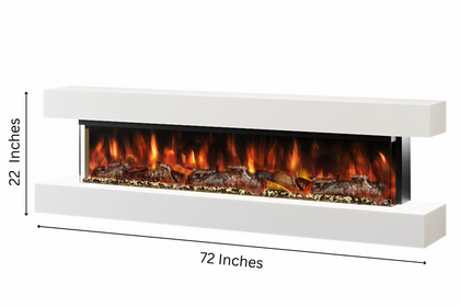 Studio Wall Mounted Electric Fireplace