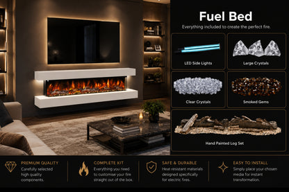 Studio Wall Mounted Electric Fireplace