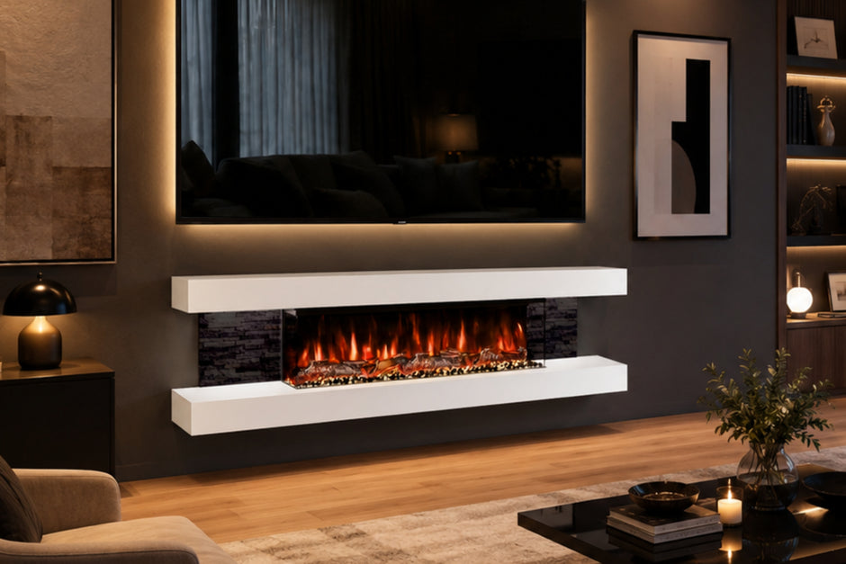Vegas Wall Mounted Electric Fireplace